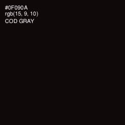 #0F090A - Cod Gray Color Image